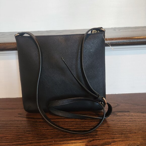 KATE SPADE Black Crossbody Gold hardware 100% leather $249 Retail NEW - Picture 5 of 7